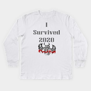 I survived 2020 Kids Long Sleeve T-Shirt